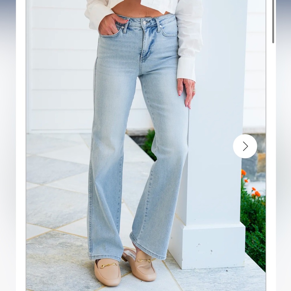 Judy Blue wide leg jeans 13/31